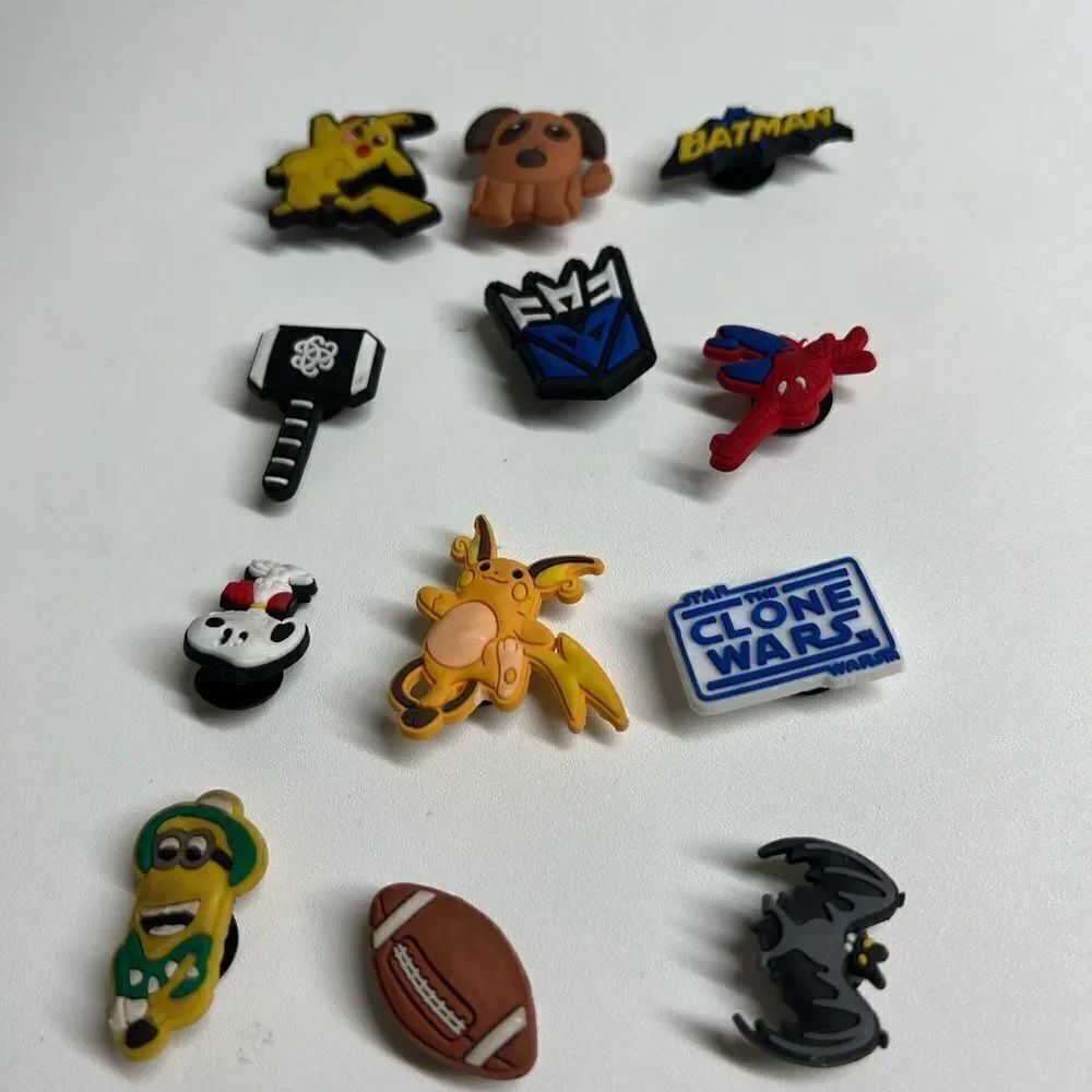 Lot of (12) Charms, Gems for Crocs Shoes